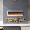 LED Fireplace Media Wall Fire Wall Mounted / Standing Electric Heater 40-100in