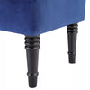 Velvet Upholstered Footstool Seat Bench w/Storage Box Chair Ottoman Pouffe Stool