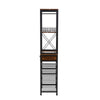 MultiTier Wood 20 Bottles Wine Display Shelves Storage Holder Free Standing Rack