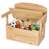 3-in-1 Kids Convertible Bench Wood Activity Chair Set Toy Storage Box