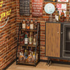 Stand Versatile Corner Bottle Display Stand Trapezoid Rack