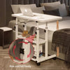 Adjustable Mobile Laptop Computer Table Portable Overbed Sofa Study Writing Desk