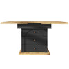 Extendable Dining Table with Hidden Storage Space Telescopic Table Kitchen Table