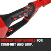 Powerworks Cordless Long Reach Hedge Trimmer - 40V Telescopic Pole Cutter