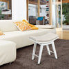 Make-Up Stool Dressing Chair with Curved Seat Cushion Wooden Desk Stool