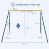 300 KG Heavy-Duty Extra Large Metal Swing Stand Heavy Duty A-Frame Swing Frame