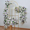 2M Gold Metal Wedding Arch Frame Backdrop Stand Flower Balloons Window Rack Arch
