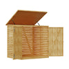 Large Wooden Double Wheelie Bin Store for 2 Bins Outdoor Garden Sheds Enclosure