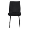 4PCs Dining Chairs Velvet Padded Seat Metal Legs Kitchen Chair Home Office Set