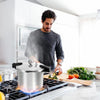 22L Aluminium Commercial Pressure Cooker Kitchen Soup Meat Cooker Pot Cookware