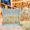 Goat Sheep Horse Heavy-Duty Wall-Mounted Hay Rack 2-in-1 Hay & Grain Feeder