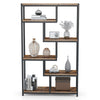 Tribesign 5-tier Open Etagere Bookcase w/ Multi-function Storage for Home&Office