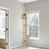 Floor to Ceiling Cat Tree Tower Climbing Activity Center Scratching Post Condo