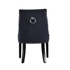 Velvet Pull Door Knocker Studded Dining Kitchen Accent Chairs Luxury Windsor