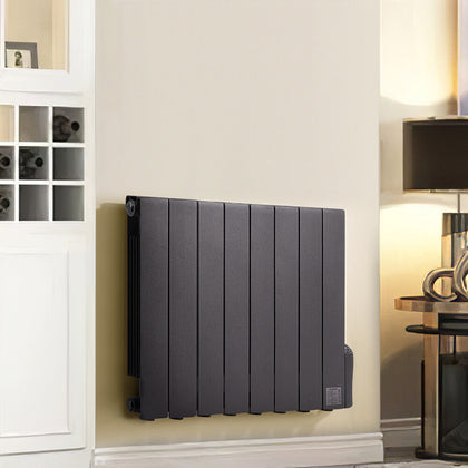 Aluminum Panel Heater Radiator Wall Mount Oil Filled Digital Electric 1200W