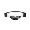 Modern LED PIR Motion Sensor Wall Light Curved Garden Lamp 12W Outdoor