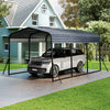 440 x 300 cm Heavy-Duty Metal Carport Garage Car Shelter Car Canopy Tent