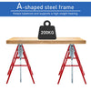 Folding Saw Horse Trestle Twin Pack Pair Trestle Stand Sawhorse 200kg Work Bench