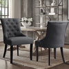 2/4pcs Linen Fabric Accent Chair Dining Chairs for Home Commercial Restaurant UK