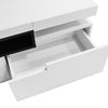 LED TV STAND CABINET UNIT 3 DRAWER MODERN HIGH GLOSS FRONT LIVING ROOM FURNTIURE