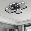 Modern Chandelier LED Lamp Black Frame Ceiling Light Living Room Pendant Lights