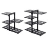 Multi Layer Corner Shelf Kitchen Pot Pan Rack Saucepan Cookware Stand Storage