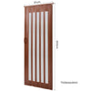 Internal Bi Folding Concertina Accordion Door PVC Sliding Divider Doors Bathroom
