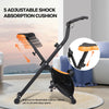 Foldable Exercise Bike Magnetic Cycling Bike w/ 8 Adjustable Resistance Home Gym
