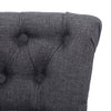 Linen Dressing Table Stool Vanity Chair Makeup Stool Bedroom Piano Padded Seat