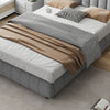 DOUBLE KING 4FT6 5FT PLATFORM BED FRAME WITH BLUETOOTH STEREO & USB & LIGHTING