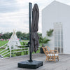 Outdoor Garden Parasol Banana Hanging Cantilever Umbrella Sun Shade Protection