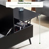 Black Coffee Table Lift Up Top With Storage Living Room Home Office