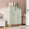 Shoe Cabinet with Doors, 6-Tier Wooden Shoe Storage Cabinet for Entryway, Closet