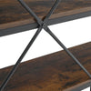 Extra Long Console Table Vintage Wooden 3 Tier Side Desk Bookcase Display Shelf