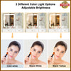 Dressing Table Makeup Desk Vanity Set w/ LED Lights Mirror + Stool + Drawers New