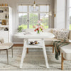 Dining Table for 2 People, 31.5'' Modern Small Kitchen Table with Storage Shelf