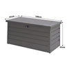 Garden Storage Deck Box Outdoor Equipment Tool Cabinet Utility Chest Waterproof