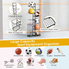 7-Tier Basketball Ball Storage Rack Sports Balls Display Storage Organizer