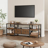 Industrial TV Stand Cabinet 160cm with 2 Storage Cabinet for Living Room