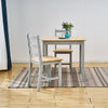4 Colours Solid Wood Dining Table and 2 Chairs Set Kitchen Room Home Furniture