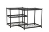 Rhino Racking Wire Shelving Unit, Black, 1000kg Load Weight, 183x90x60cm