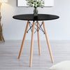 Round Dining Table for 2-4 Seat Kitchen Home Coffee Table Lounge Restaurant New