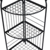 3/5Tier Corner Rack Shelf Unit Free Standing Organizer Storage Shelves Bookcases