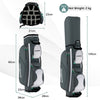 Golf Cart Bag Lightweight 14-Way Golf Club Bag w/cooler pocket and rain hood