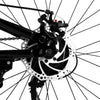 Mens Mountain Bike Mountaineer 26" Wheel 19" Frame Suspension 21-Speed Black