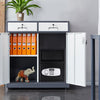 Security Safe Box Electronic Digital Keypad Deposit Lock Safe Box Cabinet w/Keys