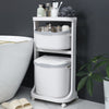 Rolling Laundry Sorter Cart Washing Basket Clothes Hamper Storage Bin On Wheels
