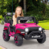 Kids Battery Powered Car Toy 12V Electric Ride on Car Truck-Pink