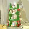 Bookshelf Storage Shelf With Children's Reading Room Open Storage Modern Green