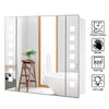 Illuminated LED Bathroom Mirror Cabinet Demister/Sensor/Clock/Shaver Socket